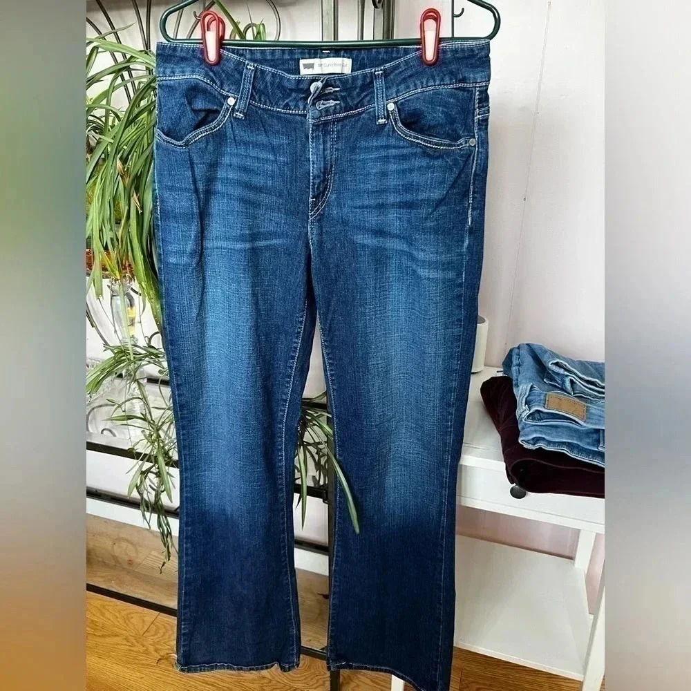 Levi’s 529 Curvy Boot Cut Jeans Women’s Size 12m W31/L32 Cowgirl Flattering